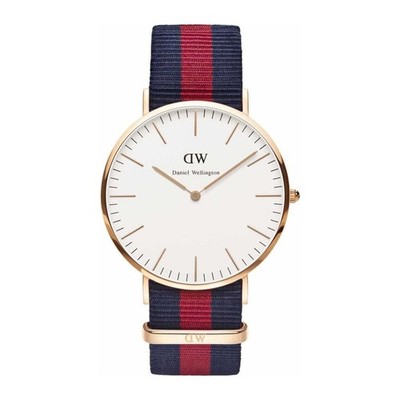 Daniel Wellington Classic Oxford Men's Quartz Two-Tone Nylon Watch 0101DW