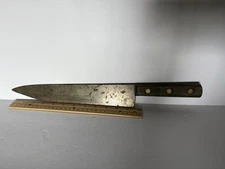 Vintage Nichols Bros Warranted  Steel 11.5" Blade  Kitchen Knife