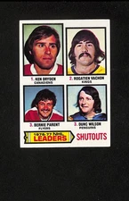 1977-78 Topps #8 NHL Leaders Shutouts (Ken Dryden)