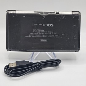 Nintendo 3DS Handheld System Cosmo Black With Charger Tested Working