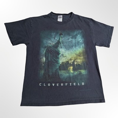   RARE VTG/Y2K Cloverfield Movie 2008 T Shirt Promo Delta Black Medium HORROR