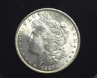 HS&C: 1887 Morgan Silver Dollar BU Choice - US Coin