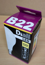 DIALL LED GLS Lamp Light Bulb Warm White B22 Bayonet470 lumen 40W 5.8W A+