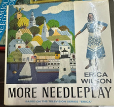 More Needleplay by Erica Wilson 1979 hardcover with dust jacket