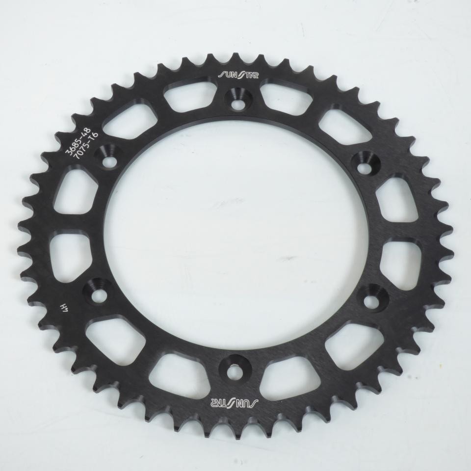 Couronne Sunstar haute résistance 48 dents pour moto Yamaha 125 WR 1993