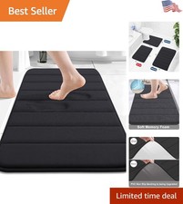 Classic 30 x 20 Soft Memory Foam Bath Mat - Easy Care and Water-Resistant