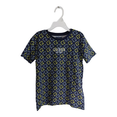 GUESS Boys T Shirt Size 6X/7 Logo Graphic Short Sleeve Cotton Youth Tee NTW