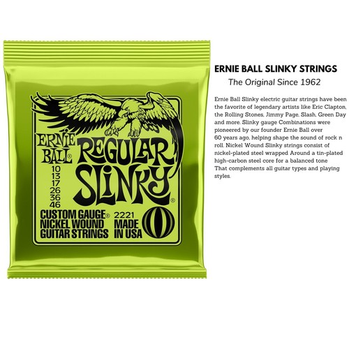 12 SETS Ernie Ball Electric Guitar strings EXTRA SLINKY 8-38 Nickel Wound 2225 - Picture 6 of 7