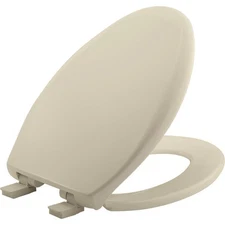 Mayfair Aurora Slow Close Toilet Seat, Easy Clean Hinges , Elongated, Bone