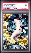 1998 BOWMAN'S BEST ATOMIC REFRACTOR #43 CHAN HO PARK 38/100 PSA 7