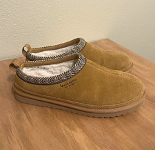 Koolaburra by UGG Women s Burree Chestnut Suede Slippers Slip-On US 11 EU 42 EUC