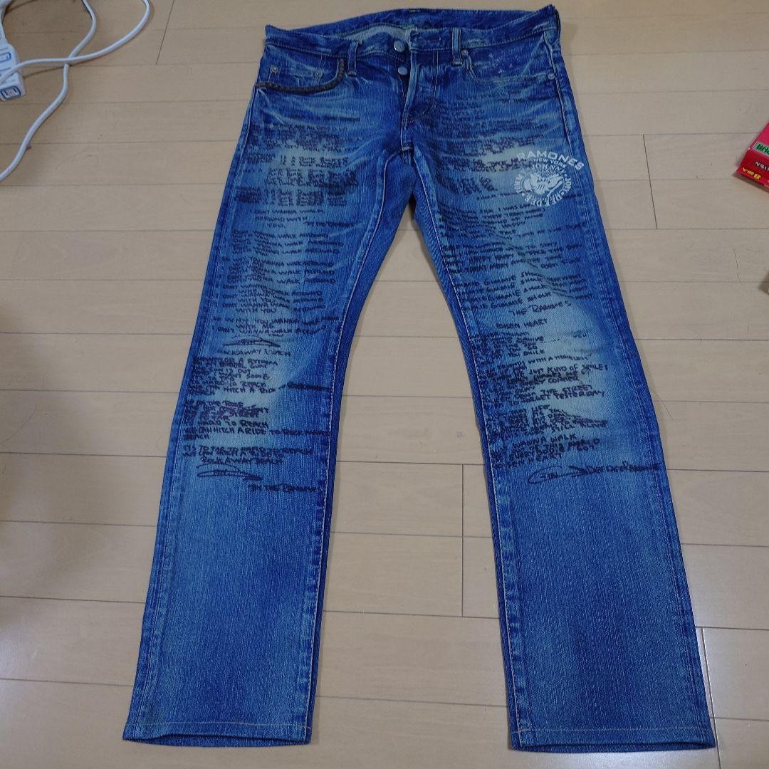 HYSTERIC GLAMOUR×RAMONES studs denim s 【公式通販】 HYSTERIC