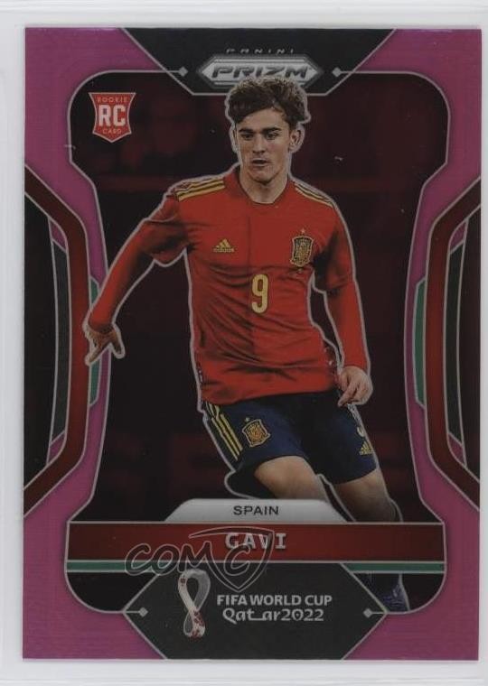 2022 Panini Prizm World Cup Qatar Pink Prizm Gavi #223 1d59