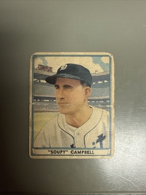 1941 Play Ball Baseball #37 Soupy Campbell Poor