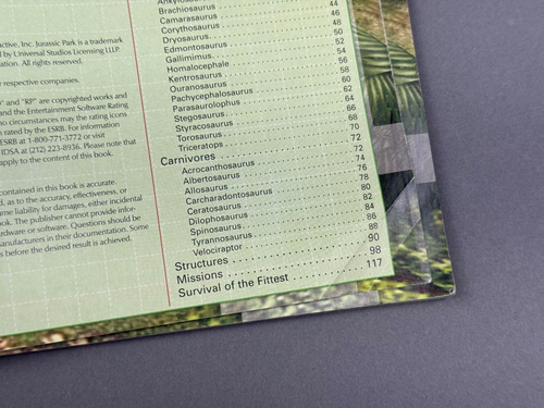 Jurassic Park Operación Génesis Guía Oficial de Estrategia Prima - Imagen 8 de 9