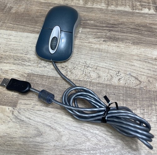 Microsoft Optical Mouse USB PS\2 Compatible Optical X802652-001 Blue TESTED C5 - Picture 3 of 8