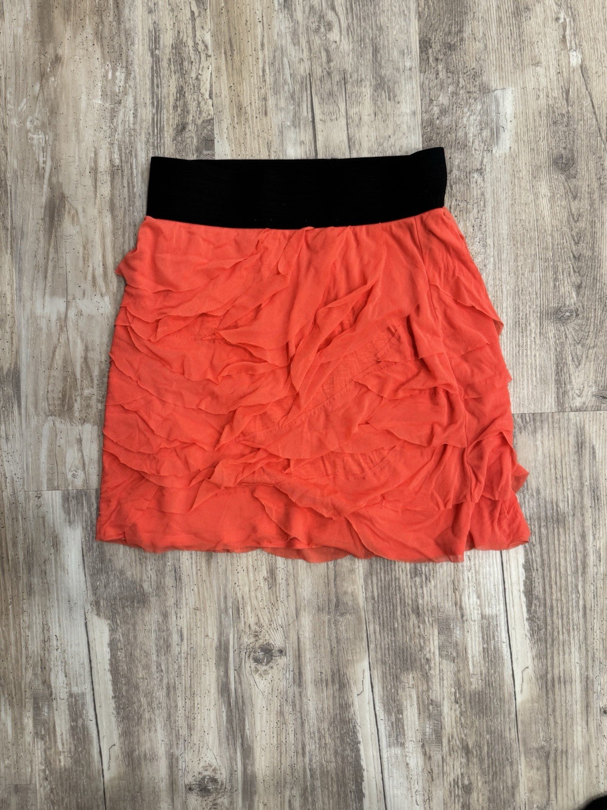 Express Women’s Coral/Hot pink Pencil Skirt Elastic Waist Size Small