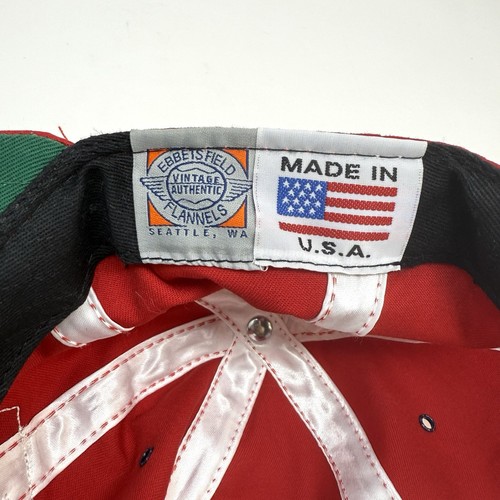 Seattle Rainiers Ebbits Field Flannels Cotton Twill Leather Strap Back Hat USA - Picture 9 of 10