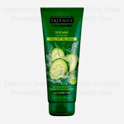 Freeman Beauty Cucumber Peel Off Gel Mask Renewing ,Refresh & Clarify Skin 175ml