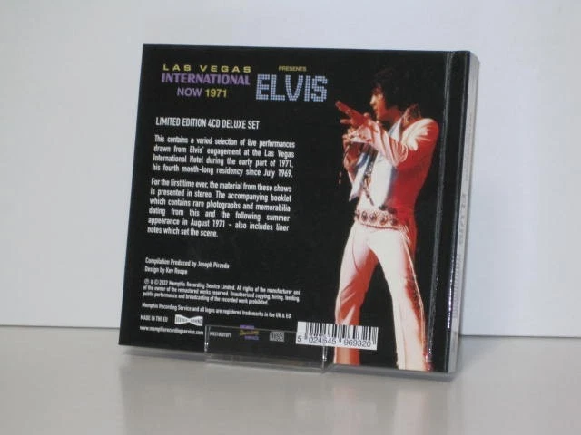 4 CD Las Vegas International Hotel Presents Elvis Presley:  Now 1971  (2022 MRS) - Bild 2 von 4