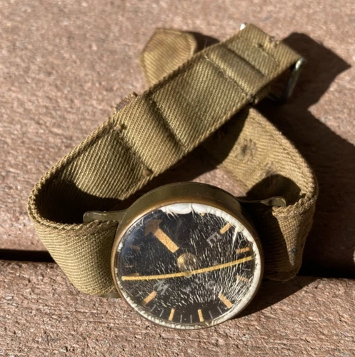 WW2 US Army MIlitary Waltham Military Wrist Compass Field Gear Equipment