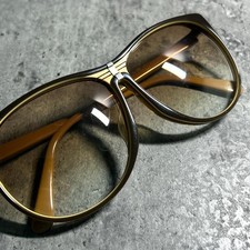 Pierre Cardin 844 Sunglasses Teardrop Brown Vintage Retro Authentic