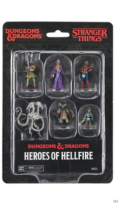 Dungeons & Dragons Stranger Things Heroes of Hellfire Miniatures