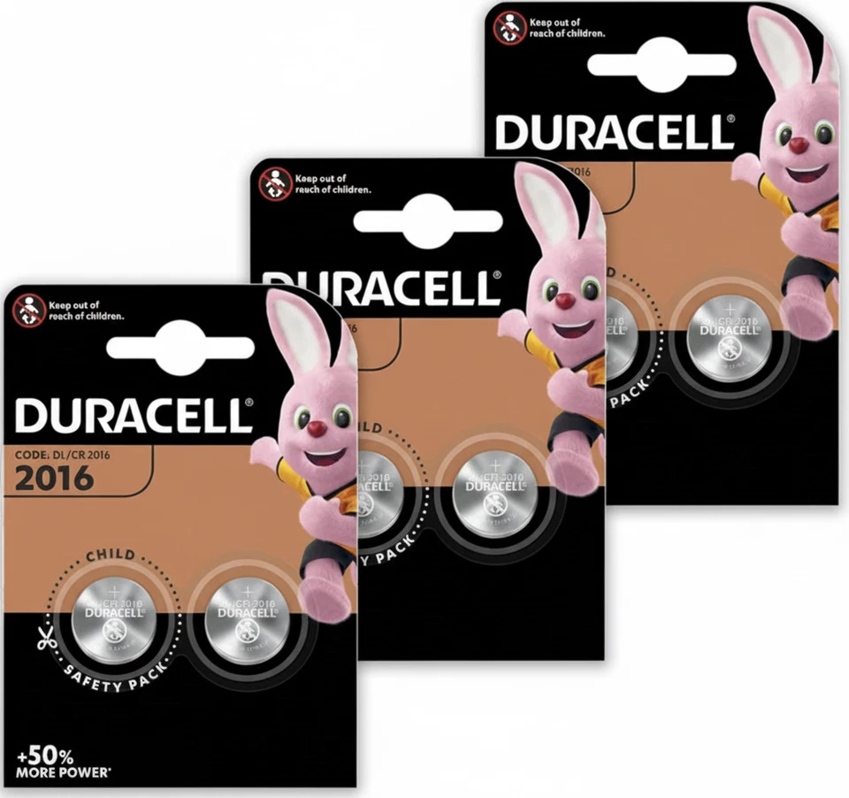 Duracell Specialty 2016 3V Lithium Coin Cell Battery - DL2016B2