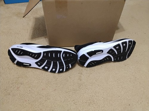 Brooks Ghost 17 Black White 1104421D090 Shoes Mens Size 9.5 D Black/Grey/White - Picture 11 of 17
