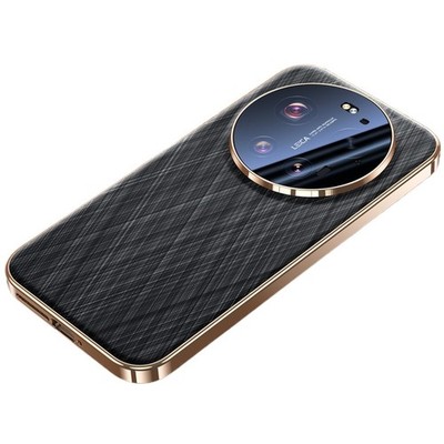 Case for Xiaomi 17 Ultra Leather Electroplated Phone Case With Lens Protector