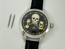 Omega Memento Mori Masonic MARRIAGE! Antique 1916-1923 Swiss Men Watch EXCELLENT
