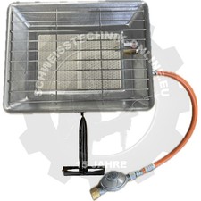 HPV 4200 ZP Propan Heizstrahler 4,3 KW mit Piezo Zündung und Druckminderer