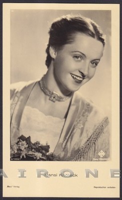 HANSI KNOTECK 01 ACTRESS ACTRESS ACTRESS CINEMA MOVIE STAR Postcard
