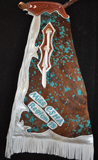 Custom Made Leather Chaps/Rodeo Royalty Chaps/Made In USA
