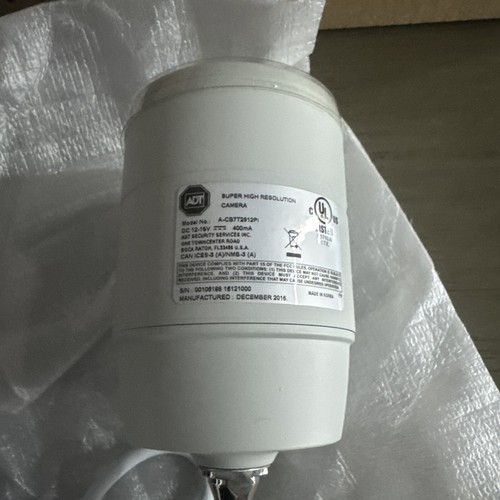 ADT Security Camera Bullet A-CB7T2812PI 700tvl 6.6mm 12vdc 24 IR LEDs Ip67 (C1) - Picture 8 of 10