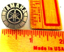 "YAMAHA" pin vintage collectible Japanese motorcycle biker pinback memorabilia