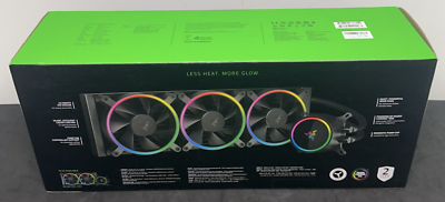 Razer Hanbo Chroma All-In-One 360mm Liquid Cooler ARGB Pump Cap