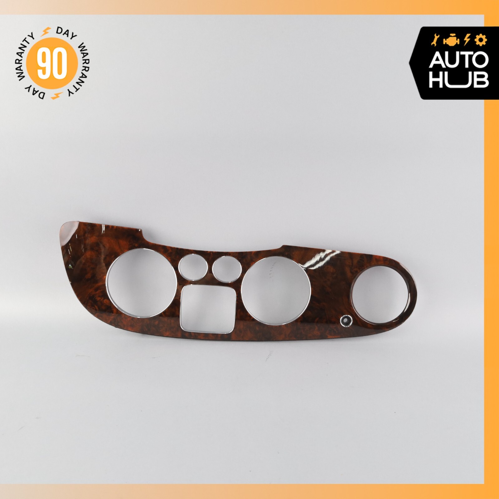 03-13 Bentley Continental GT GTC Dash Panel Speedometer Bezel Trim Wood OEM 65k