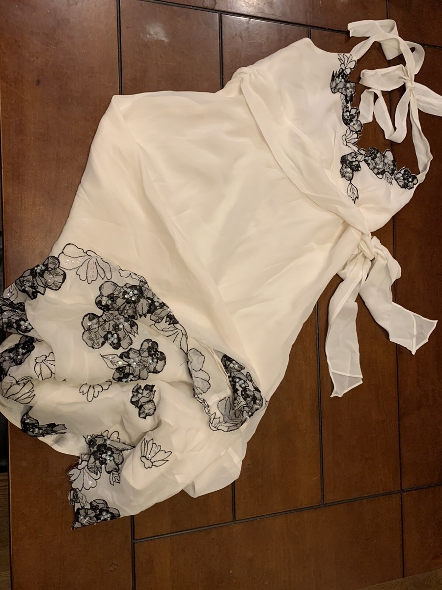 bcbg white silk dress Bcbg Dresses | Bcbg White Lace Dress New | Color: White | Size: 4