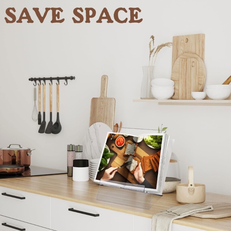 Reliable Recipe Support Stand for Professional Kitchen and Cooking