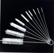 10 Pcs Nylon Straw Cleaning Brush Set - Stainless Steel Drink Pipe Cleaners Kit