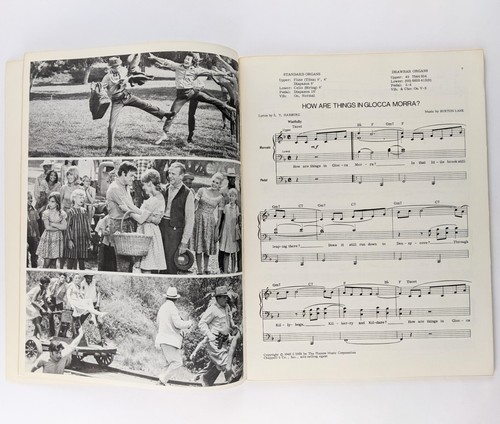 Finian's Rainbow & On A Clear Day Vintage Organ Sheet Music, Musicals, 11 Songs - Picture 5 of 9