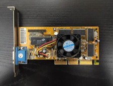 Holtek Nvidia RIVA TNT2 AGP 32MB VGA Vintage Retro Graphics Video Card