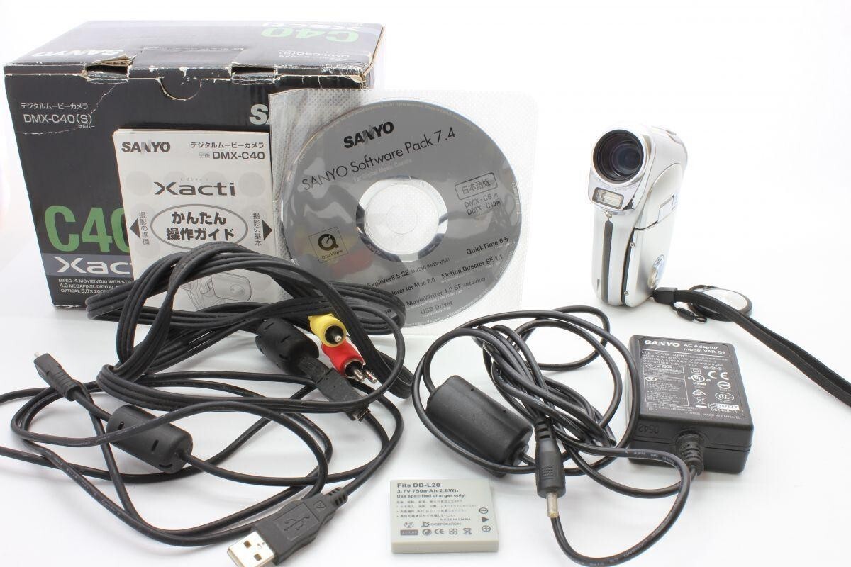 【動作確認ＯＫ】SANYO Xacti　DMX-C40 概要 デジタルムービーカメラ DMX-C40(S) | デジタルカメラ（三洋
