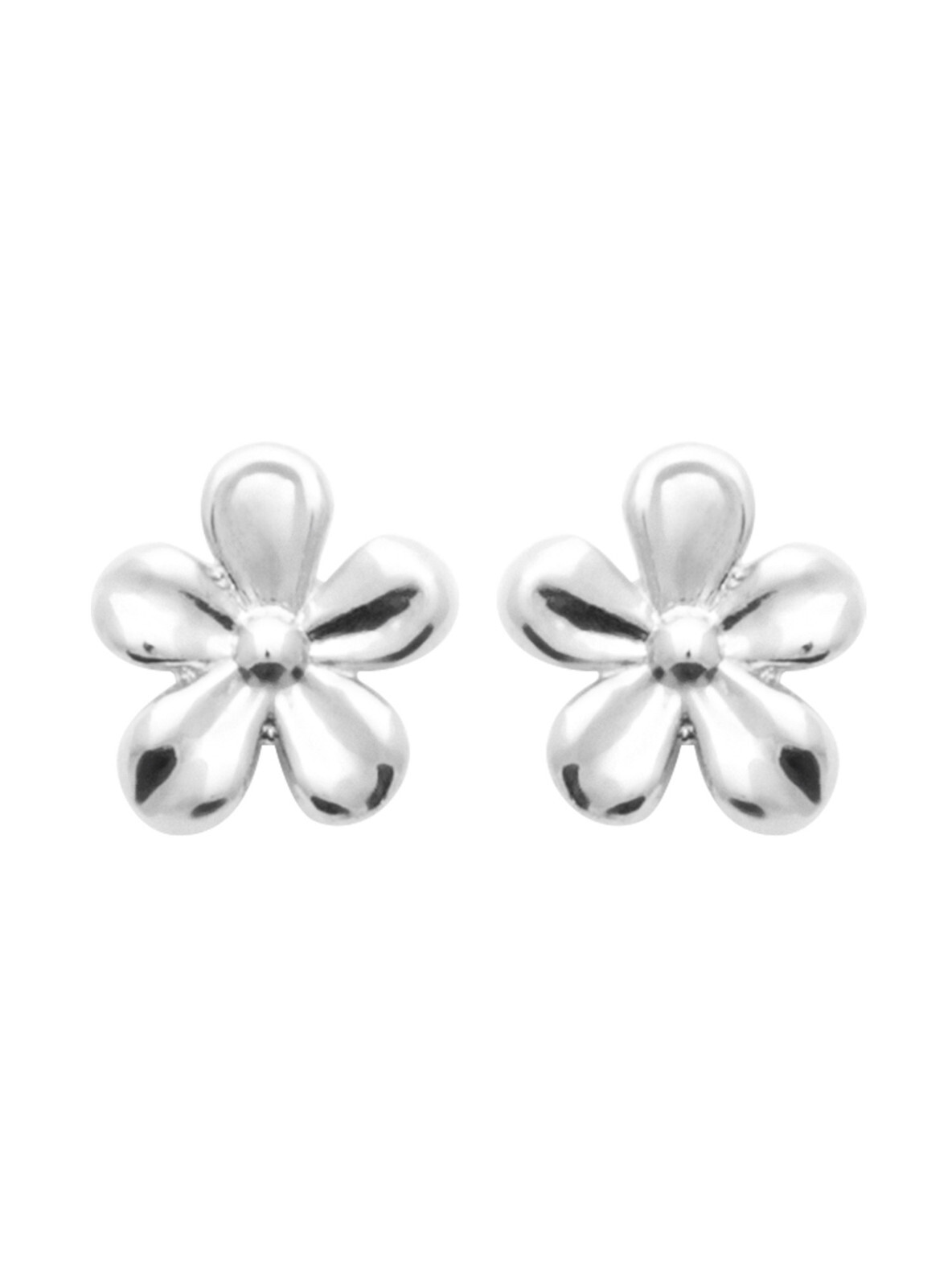 Boucles d'oreilles fleur argent 925 rhodié idée cadeau anniversaire