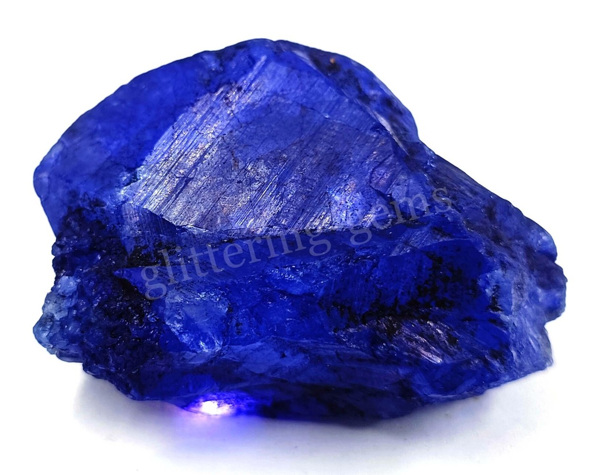 323.55 Ct Natural Blue Sapphire Rough Certified Loose Raw African