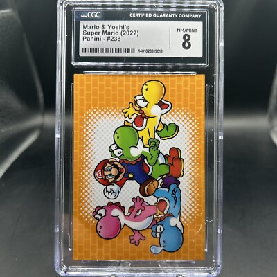 Panini Super Mario Trading Cards No. 238 Mario Line Drawing