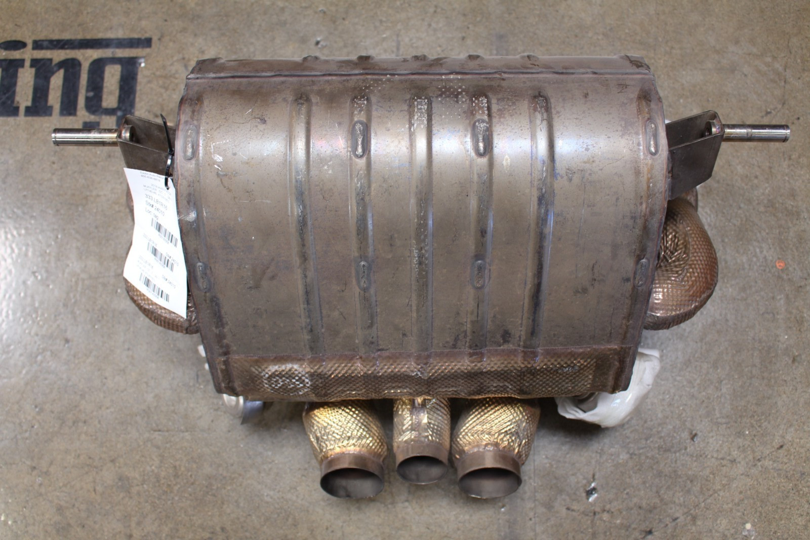 Lamborghini Aventador LP740, Exhaust Muffler, Used, P/N 470251051L