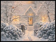Winter Wonderland - DIY Chart Counted Cross Stitch Patterns Needlework 14 ct