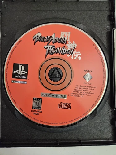 Battle Arena Toshinden PlayStation 1 PS1 Game Disc Only